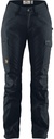 Kaipak Trousers Curved Dames Dark Navy