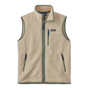 Men's Retro Pile Vest Dark Natural