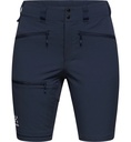 Mid Slim Shorts Women Tarn Blue