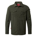 NosiLife Adventure Long Sleeved Shirt Heren Dark Khaki