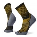 Run Targeted Cushion Pattern Mid Crew Socks Black