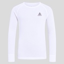 Top Crew Neck Long Sleeve Active Warm Eco Kid White