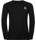 Top Crew Neck Long Sleeve Active Warm Eco Kid Black