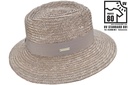 Wheat Braid Fedora Taupe