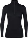 Women's 200 Oasis Long Sleeve Half Zip Black Ii