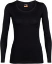 Women's 200 Oasis Long Sleeve Scoop Black Ii