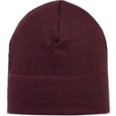 Merino Lightweight Beanie Solid Garnet