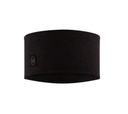 Merino Wide Headband Solid Black