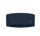 Merino Wide Headband Solid Night Blue