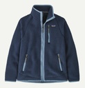 Retro Pile Jacket Kinderen New Navy W/Light Plume Grey