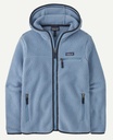 Women's Retro Pile Hoody Barnacle Blue