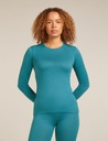 200 Oasis Long Sleeve Crewe Dames Topaz