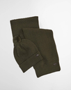 Ramside Beanie And Scarf Gift Set Dark Olive