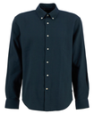 Tamish Regular Herringbone Shirt Heren Navy