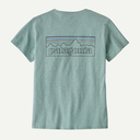 P-6 Logo Responsibili-Tee Dames P-6 Outline/Virtually Blue