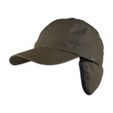 Baseball Cap with Earflap - 100% Cotton Olive