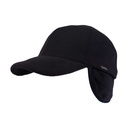 Baseball Cap with Earflap - 100% Polyester Navy