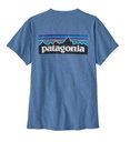 P-6 Logo Responsibili-Tee Dames Shore Blue