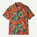 Men's Tidal Threads Camp Shirt Tropiclimb: Hot Ember