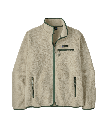 Men's Retro Pile Jacket Pelican w/Canopy Green
