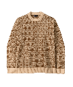 M's Recycled Wool Sweater Snow Squail: Natural