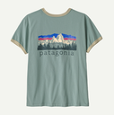 Women's Fitz Roy Foothills Ringer Tee Cover Green
