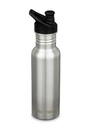 18oz Classic Narrow (w/Sport Cap) Brushed Stainless