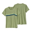 Cap Cool Daily Graphic Shirt Dames Ridge Rise Stripe/Salvia Green X-Dye