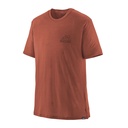 Cap Cool Merino Graphic Shirt Heren Z'S And S'S/Burl Red