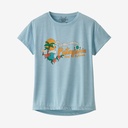 Girls' Cap Cool Daily T-Shirt Ridge Rise Stripe/Isla Yellow