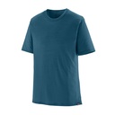 Men's Cap Cool Merino Shirt Wavy Blue